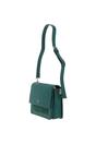 Green Ashwood Leather Green 'Fabrizia' Two Sections Leather Shoulder Bag, Image 3 of 4