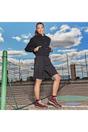 Red Women’s Ankle Trainers Boots-W3W-8564, Image 8 of 8