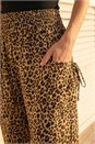Camel  Animal Print Hareem Jogger, Image 4 of 4