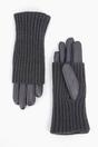 Grey Folding Cuff Winter Gloves, Image 1 of 3