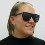Black Saint Laurent Black Square Black Grey Smoke Sunglasses, Image 6 of 6