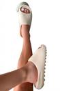 Beige iKrush Beige Lou Slip On Sandals, Image 2 of 8