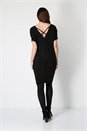 Black Slouch Cross Back Dress, Image 3 of 4