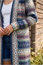  Petite Aztec Longline Cardigan, Image 4 of 4