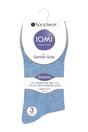 Blue 6 Pack Non Elastic Diabetic Socks, Image 2 of 5