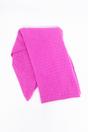 Pink Plain Heavyweight Asymmetric Winter Scarf, Image 2 of 3