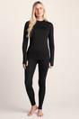 Black Snowdon Thermal Crew Neck Base Layer, Image 4 of 6