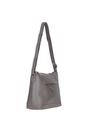 Taupe 'Windsor' Real Leather Shoulder Bag, Image 3 of 4