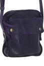 Purple Real Leather Cross Body Bag, Image 3 of 6