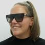 Black Hugo Boss Black Square Shiny Black Brown Gradient 90041091, Image 6 of 6