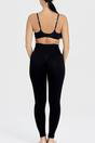 Black Black Sculpting Leggings Supportive Fit, Image 5 of 5