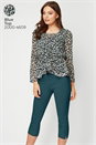 Dark Green Cropped Stretch Trouser, Image 5 of 6