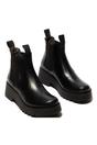 Black Womens Soft Chelsea Ankle Boots-MEDI789, Image 2 of 5