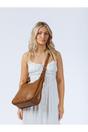 Tan Faux Leather Hobo Bag, Image 3 of 4