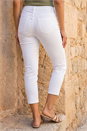 White Petite Stretch Crop Denim Jegging, Image 3 of 4