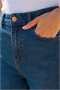 Indigo Petite Wide Leg Jeans, Image 4 of 4