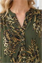 Green Leaf Print Vest Top, Image 4 of 4