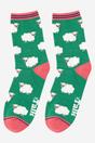 Green Spring Lamb Woolly Sheep Bamboo Socks, Image 5 of 5
