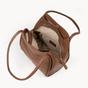 Tan 'DEBBIE' Pebble Grain Real Leather Shoulder Bag, Image 4 of 5