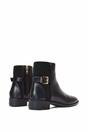 Black XY LONDON Black 'Ailany' Chelsea Ankle Boots Elasticated Buckle Detail, Image 4 of 6