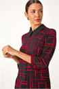 Red Geometric Print 2 in 1 Top, Image 1 of 5