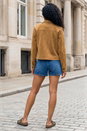 Stone Faux Suede Pocket Jacket, Image 3 of 4