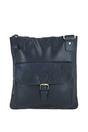 Navy Vintage Small Leather Shoulder Bag, Image 1 of 4