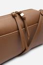 Dark Brown Where's That From Dark Brown 'Dune' Faux Leather Structured Mini Shoulder Bag, Image 4 of 7