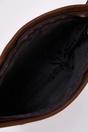 Brown Suede and Leather Panel Shoulder Bag, Image 3 of 5
