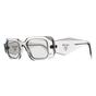 Grey Prada Grey Rectangle Transparent Grey Light Grey PR17WS, Image 2 of 3