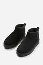 Black 'Pine'  Fur Lining Ankle Boots, Image 3 of 3