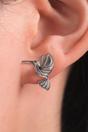 Silver Mia Gioielli Silver Sterling Silver Hummingbird Studs, Image 2 of 3