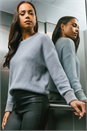 Blue Contrast Cuff Knit Jumper, Image 6 of 6