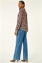 Stone Abstract Spot Print Shirt , Image 3 of 5