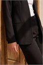 Black Edge To Edge Blazer, Image 4 of 4