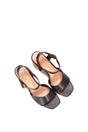 Brown 'Seraphina' Cork Platform Wedge Heel Sandals With Ankle Strap, Image 6 of 6