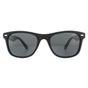 Black Montana Black Rectangle Matte Black Rubbertouch Black Smoke Polarized Sunglasses, Image 1 of 4