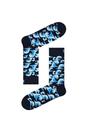 Blue 1 Pack & Cotton Blue Waves Design Socks, Image 2 of 3