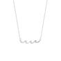 Silver Sterling Silver Wave Necklace, Image 1 of 6