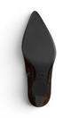 Dark Brown Suede Mid-Calf Heeled Long Boots, Image 8 of 8