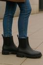 Black Wellies Chelsea Ankle Boots Wellingtons, Image 2 of 6