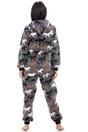 Grey Supersoft Multicoloured Horse Print Onesie, Image 2 of 5