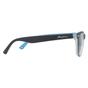 Blue Rectangle Matte Blue Light Blue Smoke Polarized Sunglasses, Image 4 of 4