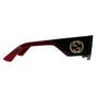 Brown Rectangle Havana with Green and Red Green GG1664S, Image 4 of 4