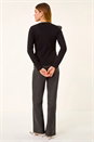Black Bow Tie Knit Jumper, Image 3 of 5