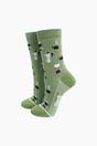 Multi Coffee & Books Bamboo Socks Gift Set, Image 3 of 4