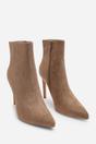 Camel 'Kira' Pointed Toe Stiletto Ankle Boots, Image 3 of 4