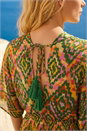 Amber Aztec Boho Maxi Dress, Image 4 of 4