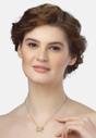 Gold Graceful Bow Necklace, Image 4 of 5