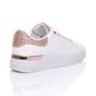 Rose Gold AJVANI Rose Gold Flat Chunky Diamante Sparkly Trainers, Image 4 of 6